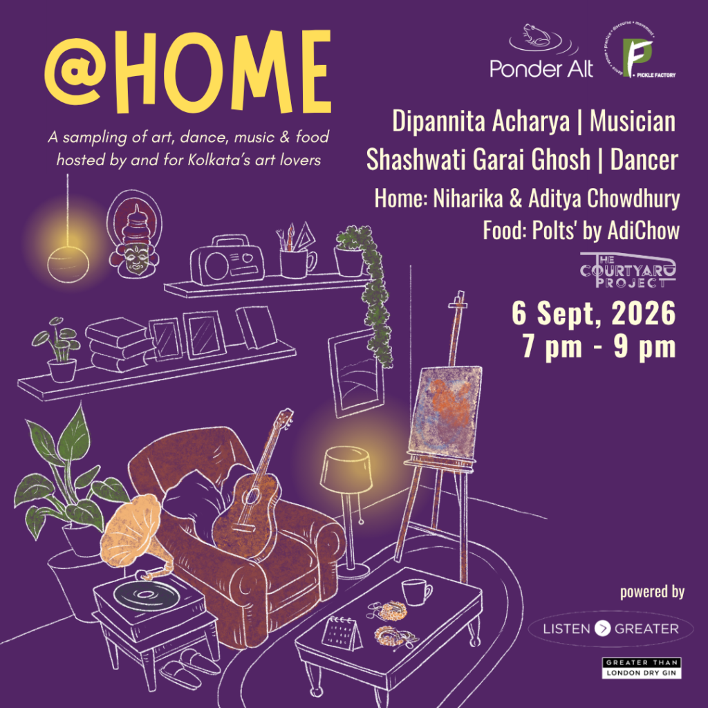 Poster for the 10th Edition of @Home, an event held in Kolkata